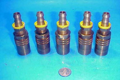 5 new tomco brass 1/2&#034; mold coolant-line quick couplers mc500   cost $13. each for sale