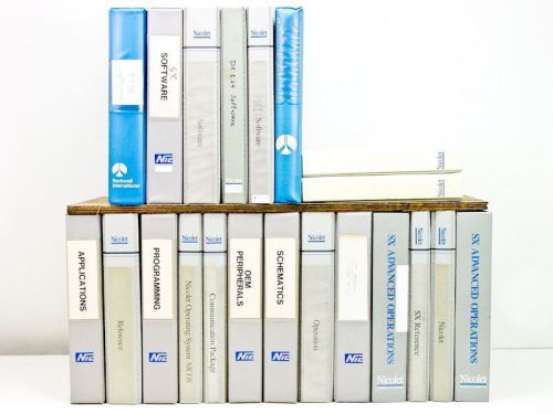 Nicolet Lot of 21 Binders of Various Manuals and Software FTIR Spectrometer