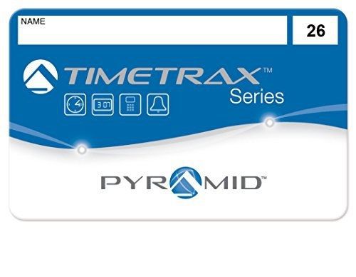Pyramid TimeTrax 41303 Swipe Cards (26-50) for TTEZ, TTEZEK, PSDLAUBKK,  TTPRO,