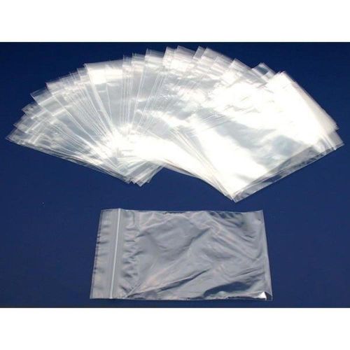 100 CLEAR Reclosable Zipper Bag. 4&#039;&#039; x 6&#039;&#039; - 2 mil. thick