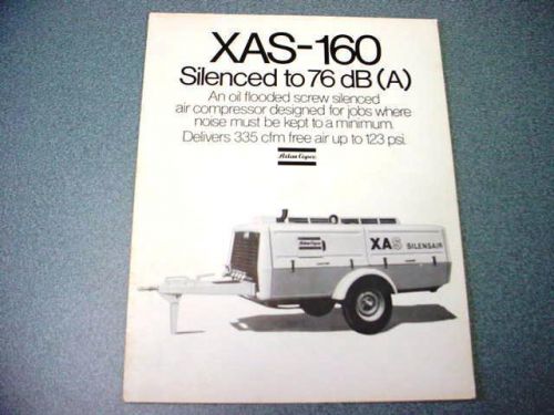 Atlas Copco XAS 160 Portable Compressor Brochure