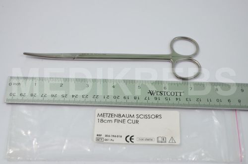 Metzenbaum Scissors  &#034;KREBS&#034; CURVED 18 cm German Steel