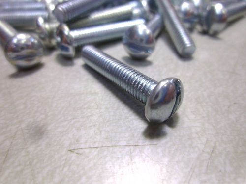 Round head  machine screw 10-32x1 zinc plated steel qty 65  #60365 for sale