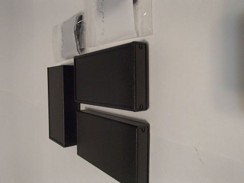Lot of three Lansing extruded aluminum electronic enclosures