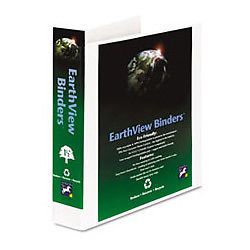 7 aurora 1.5&#034; white earthview d-ring presentation view binder notebook 20377 new for sale