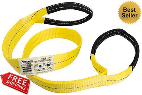 Lift sling straps 2&#034; x 6&#039; type 3 class 7 20,000 pounds webbing wstda standards for sale