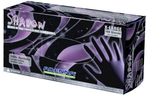 Adenna Shadow® Black Nitrile Exam Gloves CS 900 X-Large