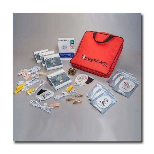 Pack of 4 AED Practi-Trainer Essentials CPR defibrillator training units, WNL#