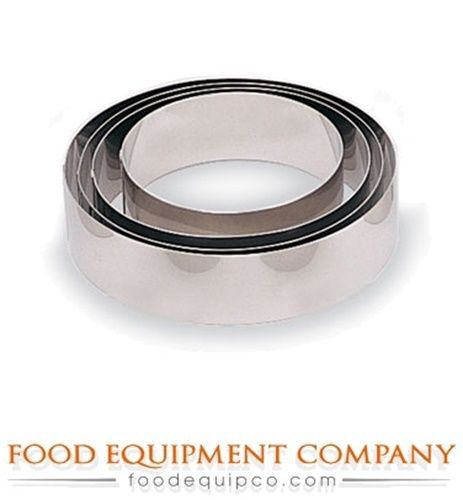 Paderno 47534-28 Pastry Ring ice cake 11&#034; dia. x 2.375&#034; H smooth stainless steel