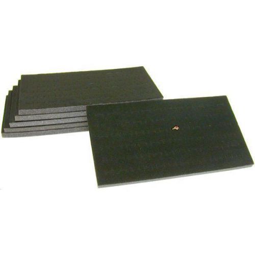 6 72 Slot Black Foam Ring Display Tray Inserts