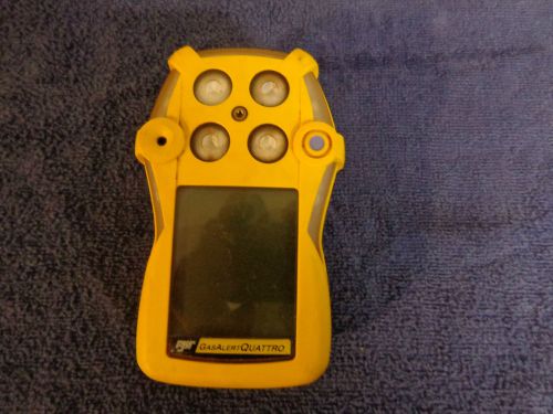 Bw technologies gasalert quattro 4-gas monitor qt-xwhm-r-y-na rechargeable for sale