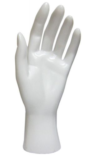 MN-HandsF WHITE LEFT Female Mannequin Hand (WHITE ONLY)
