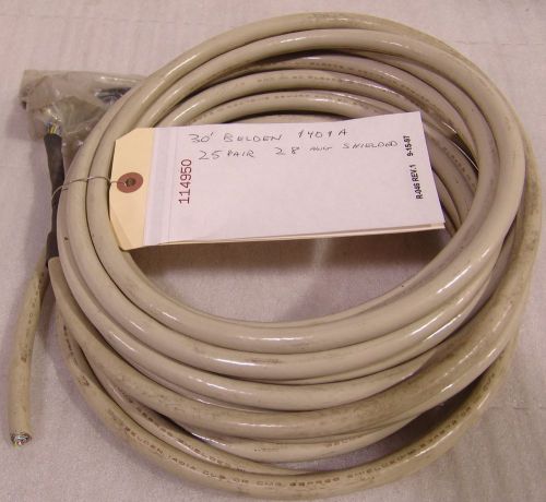 30&#039;  electrical cable Belden 25PR , 28 awg , 1401A