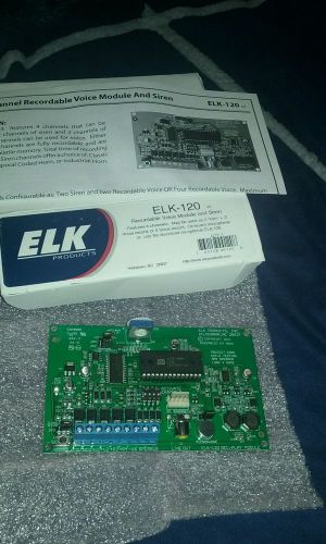 ELK-120 recordable Voice Module and Siren