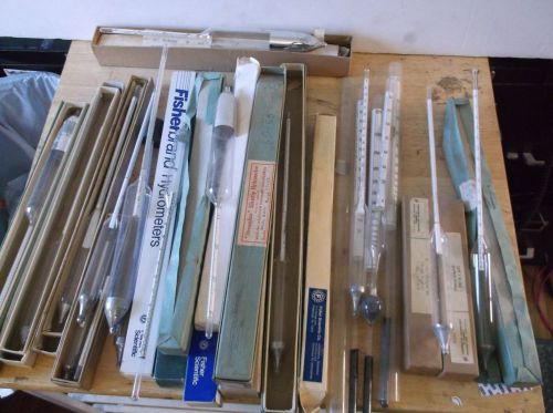 LAB LOT hygrometers thermometers baume  20+ pcs