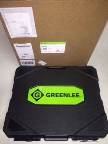 New greenlee 7310 sb ko 555 853 854 855 hydraulic knockout punch set case 1/2-4&#034; for sale