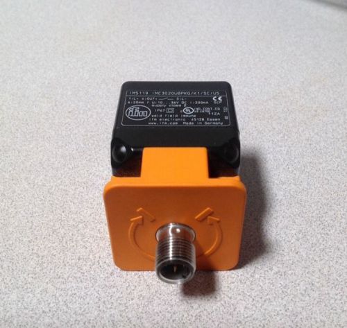 Ifm im5119 (imc3020ubpkg/k1/sc/us-100-dps) inductive sensor for sale
