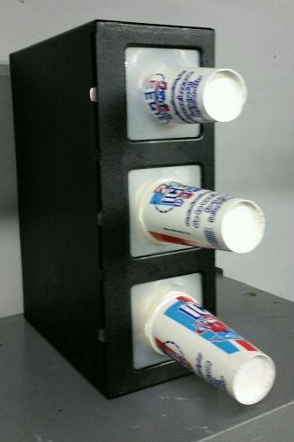 3 Cup Dispenser, USED, Excellent Condition, Fits Various Cup Sizes, 21&#034; Height