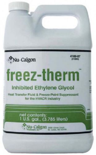Nu-calgon 4189-07 1 gal freez-therm ethylene glycol - new oem for sale