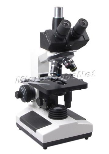 Phase contrast 40x-1600x trinocular compound microscope for waste water research for sale