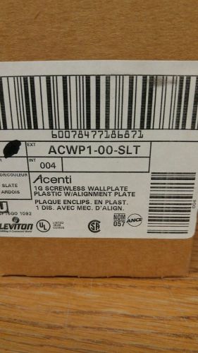 Acenti ACWP1-00-SLT WALLPLATE