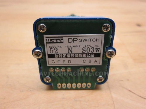 U-chain rotary switch dp52-n-s03w 9 position for sale
