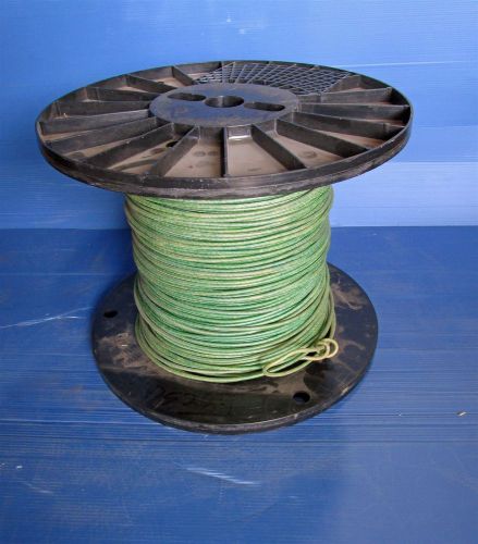 SRML Wire Green 12 AWG 900&#039; FT Fiber Glass Braid Appliance Hi Temp Motor Stage