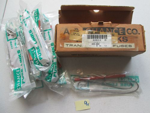 LOT OF 10 NEW IN BOX AB CHANCE FUSE LINKS TYPE SF AMPS 3.5 (202)