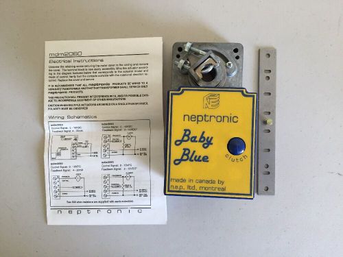 NEPTRONIC BABY BLUE ELECTRONIC ACTUATOR  AND CONTROLS MDM2060 W/ CLUTCH NIB