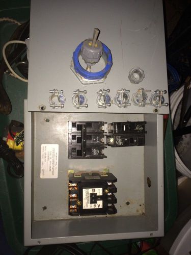 Used Eaton Cutler Hammer C25FNF360T  3 POLE. 60A. OPEN TYPE With Extras
