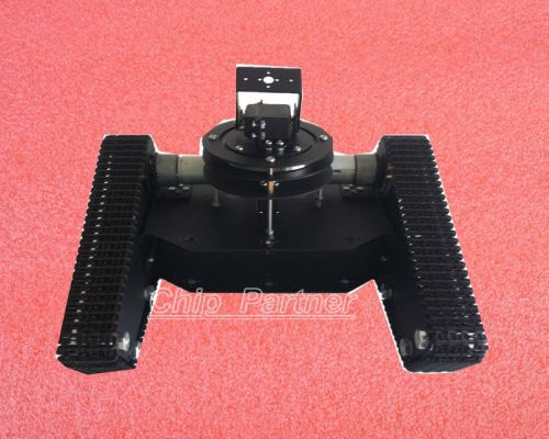 Robo-Soul TK-210 Black Crawler Robot Chassis LD-1501MG 2DOF PTZ