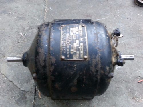 Antique 1917 Patent Westinghouse 1/4hp 1725rpm Electric Motor - 4.8 amp 110v