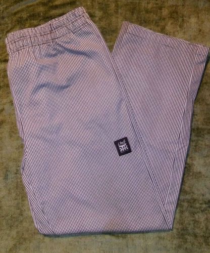Chef Revival Pants Black And White Houndstooth Size xl