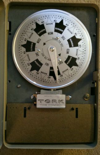 Tork Switch Timer - w220l Seven Day Calendar Dial Time Switch Timer 1HP 40 Amps