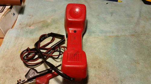 RED  TELEPHONE TEST SET(BUTT IN II) BY CMC CORP RARE TEST SET