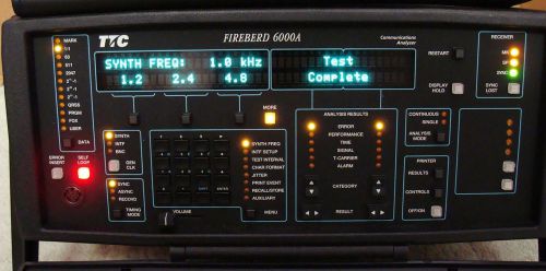 Ttc fireberd 6000a communication analyzer w/options &amp; module! tested &amp; works! for sale