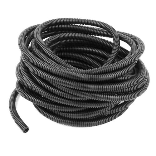 20&#039; Feet 21MM Black Split Loom Wire Flexible Tubing Conduit Hose Cover Sales