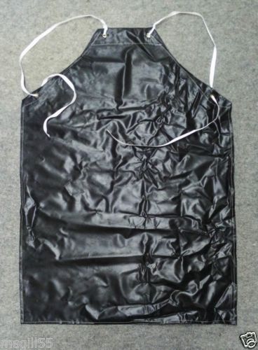 Ansell heavyweight neoprene full-body apron - black - chemical resistant for sale