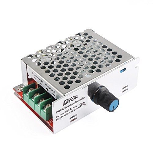 Drok® pwm dc stepper motor speed controller pulse width modulation stepless for sale