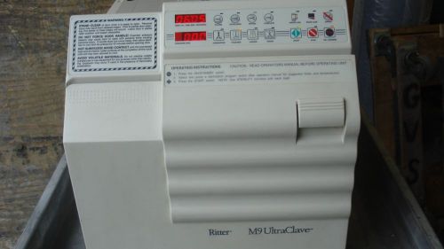 Ritter m-9 001 ultraclave sterilizer refurbished for sale
