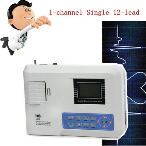 Contec ECG100G 1-channel Single 12-lead Electrocardiograph ECG EKG MACHINE Good