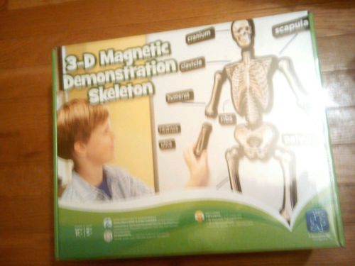 3-D Magnetic Demonstration Skeleton Educational Insights EI-1760 FACTORY SEALED!