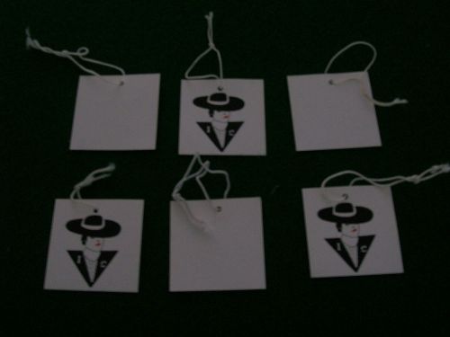 100 Garment / Product Price Tags - With Attached String