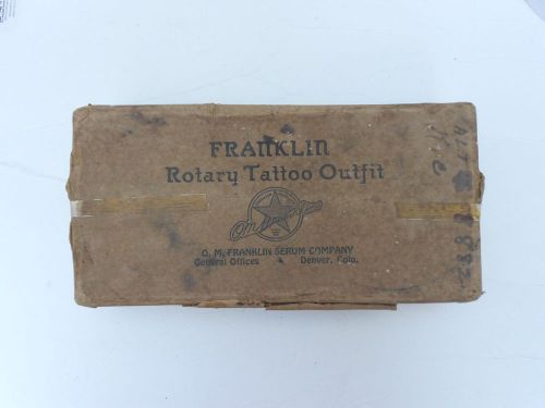 Franklin Rotary Tattoo Kit for Livestock in Original Box