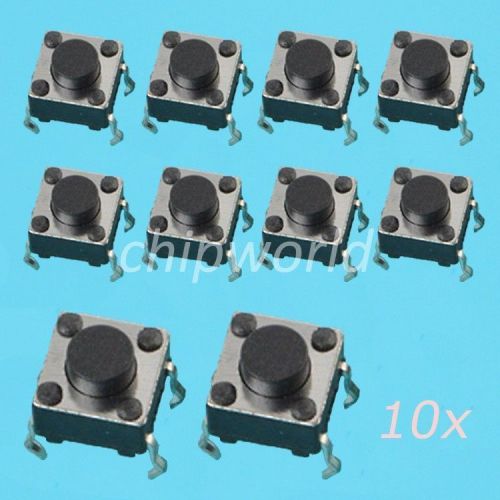 10pcs 6X6X5mm Tact Switch 4 Legs high quality for Arduino
