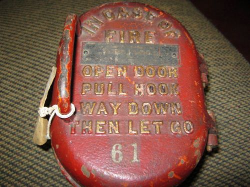 SAMSON FIRE ALARM BOX 1921                                   ii5