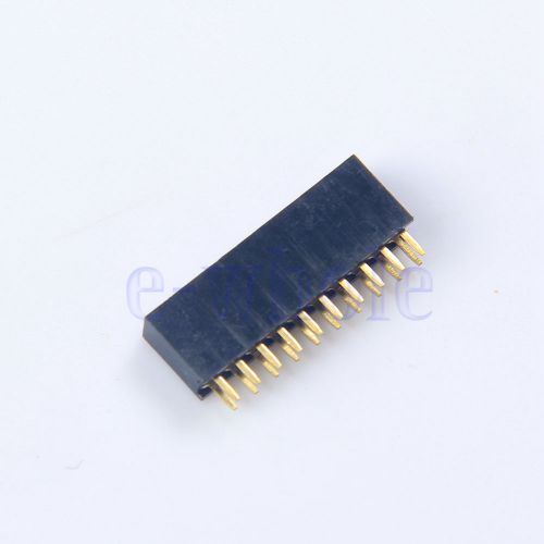 10Pcs Double Rows 2*10 2.54MM Pitch Female Pin Header Connector Strip Type HM