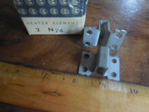 Allen bradley heater elements n74 (1.50 in.) nib 1 box of 2 for sale