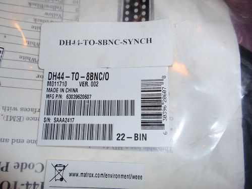 Fanuc dh44-t0-8bnc video cable new in package for sale