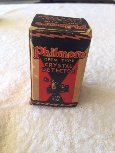 Vintage Philmore Open Type Crystal Detector Cat. No. 310 W/ Instructions